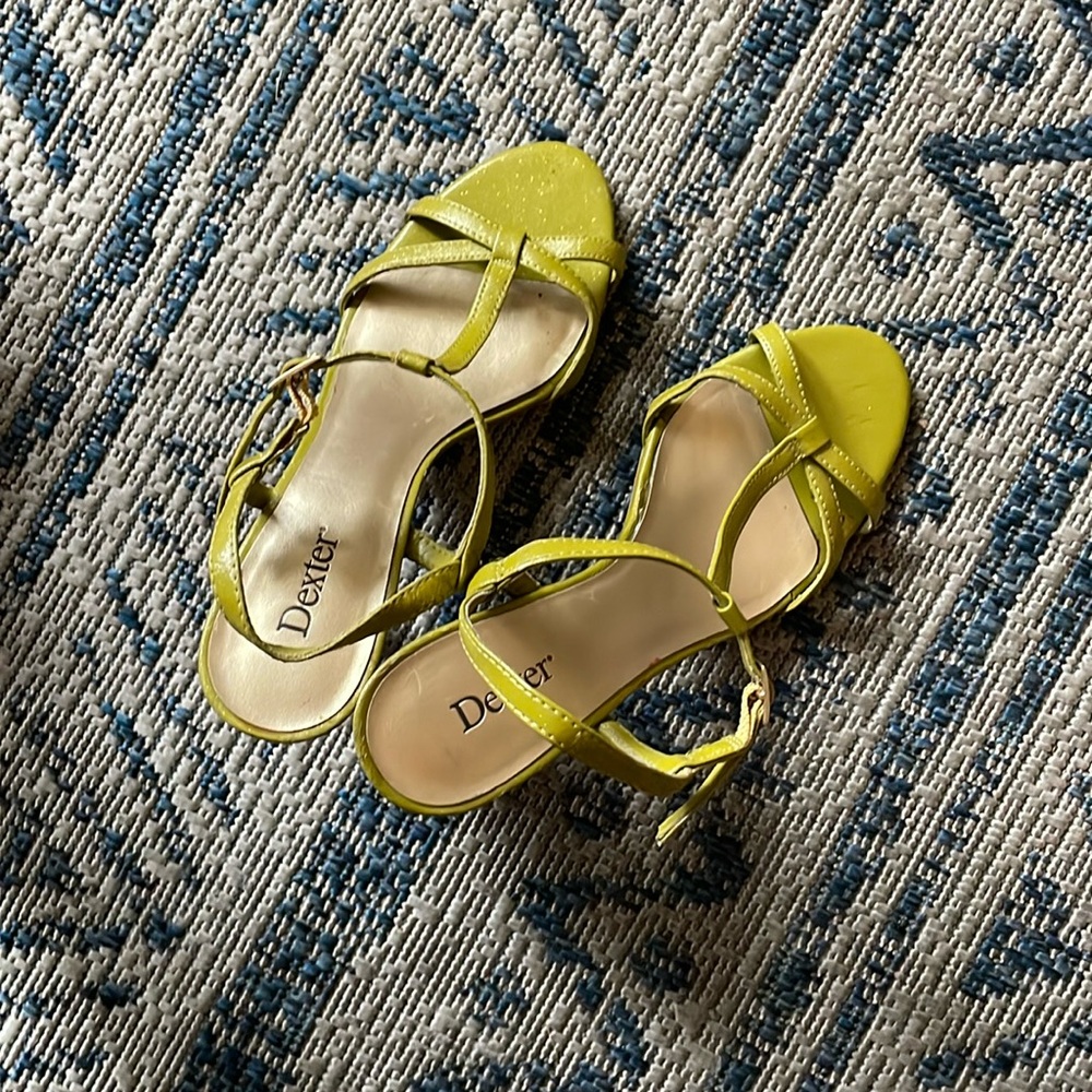 Vintage Dexter Green Heels Size 7